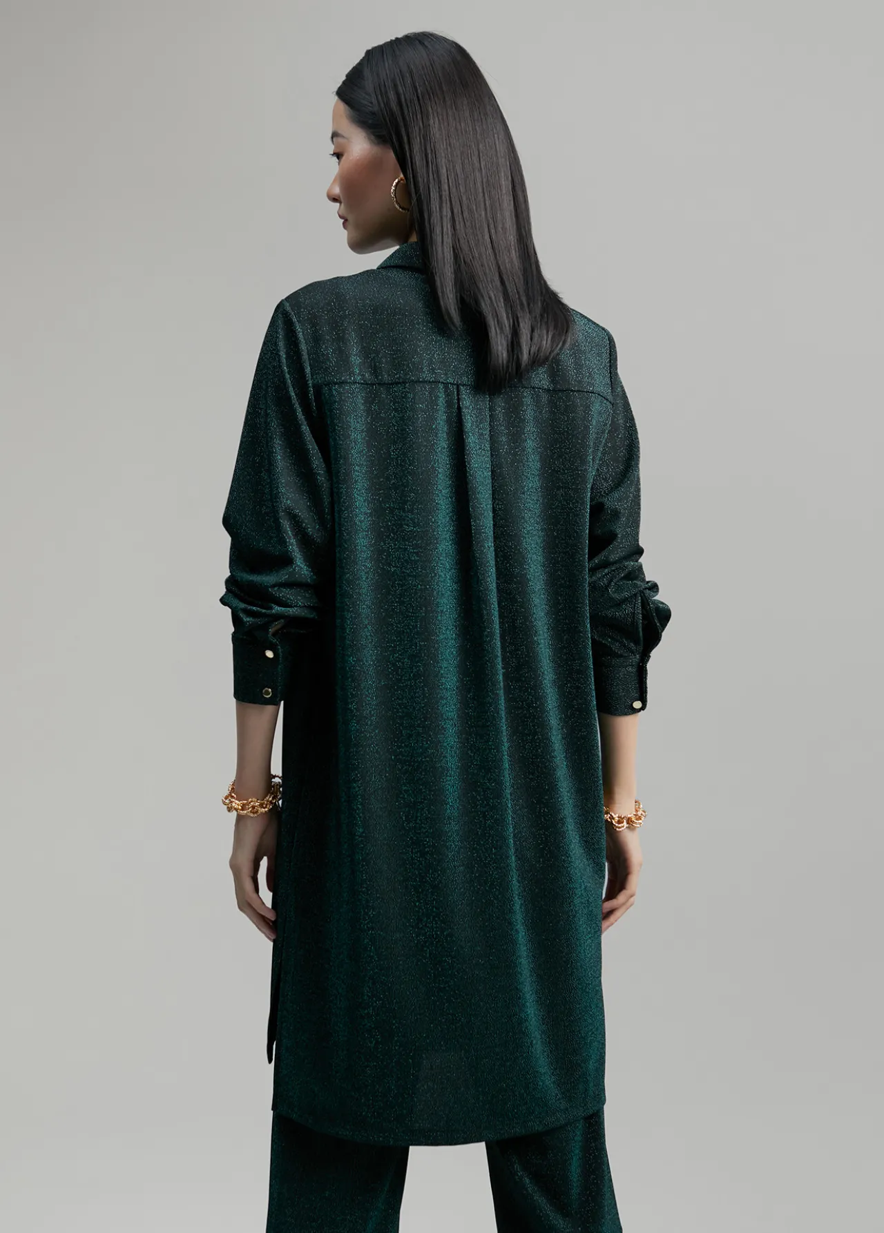 blusn_largo_de_punto_lrex_3.webp Lola Casademunt Camisas Y Blusas<Blusón largo de punto lúrex BOTELLA