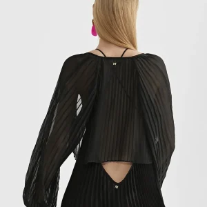 Lola Casademunt Camisas Y Blusas | Americanas Y Blazers<Bolero plisado FUCSIA