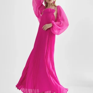 Lola Casademunt Camisas Y Blusas | Americanas Y Blazers<Bolero plisado FUCSIA