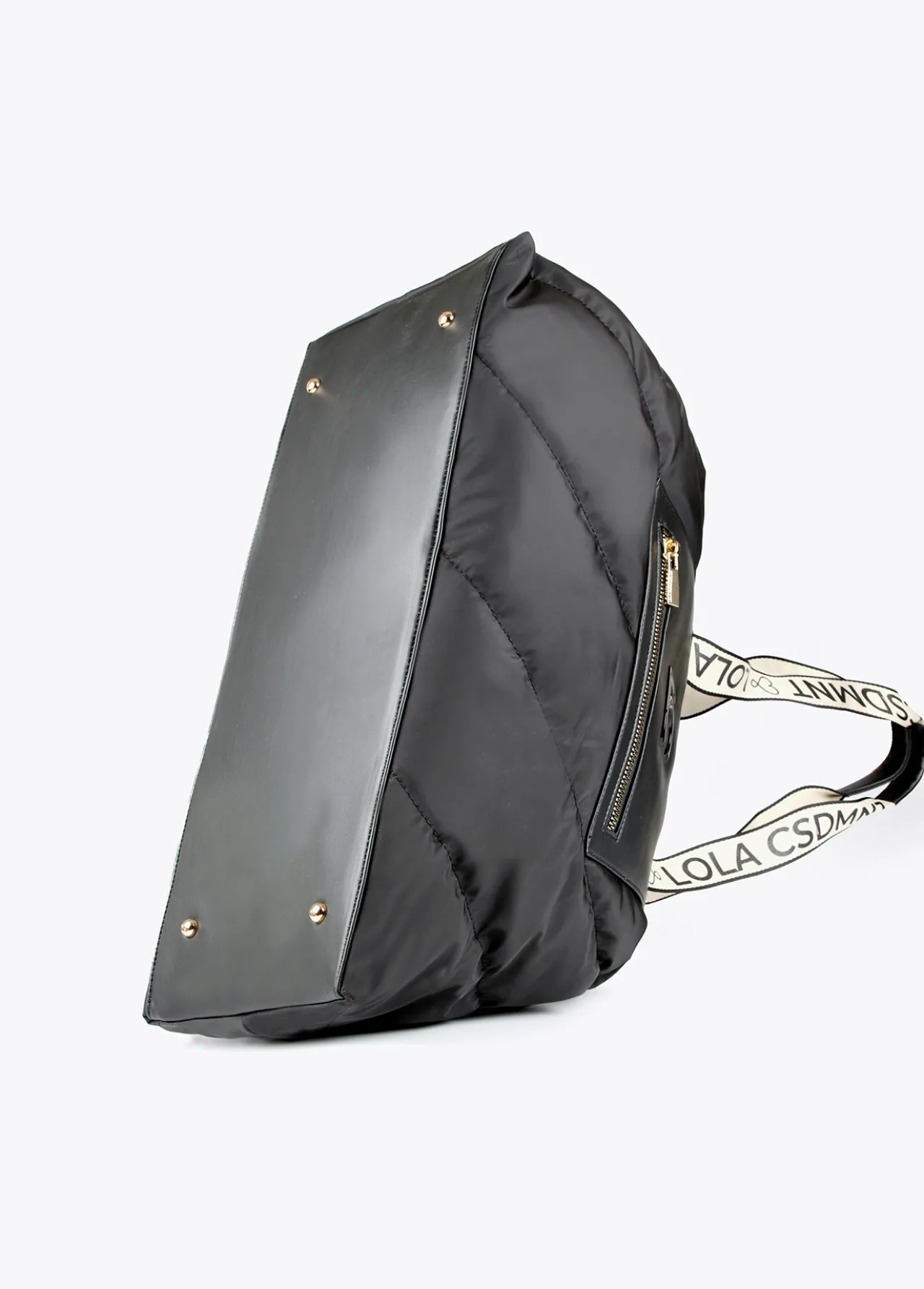 bolsa_de_viaje_weekend_acolchado_5.webp Lola Casademunt Bolsos<Bolsa de viaje weekend acolchado NEGRO