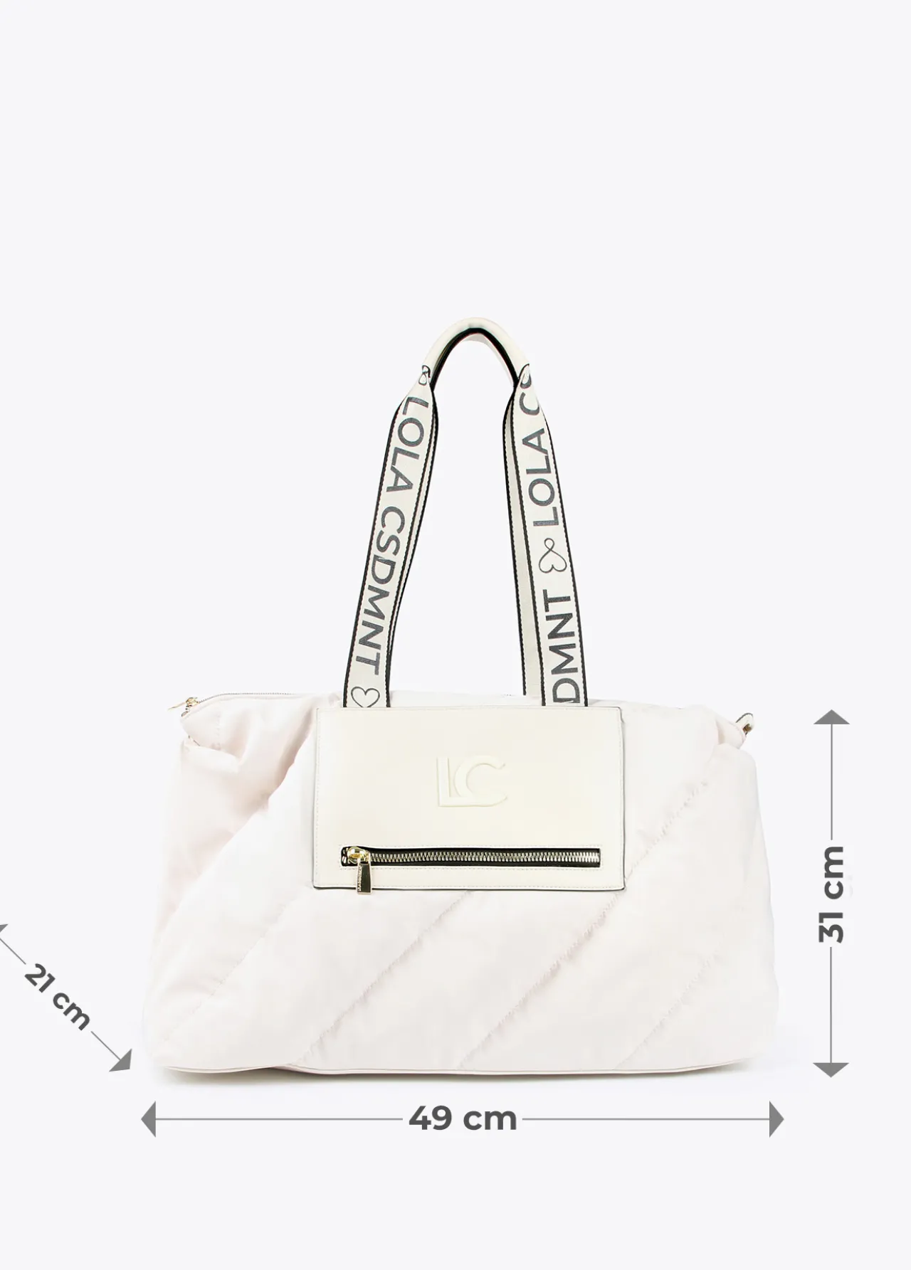 bolsa_de_viaje_weekend_acolchado_7-1.webp Lola Casademunt Bolsos<Bolsa de viaje weekend acolchado NEGRO