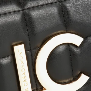 Lola Casademunt Bolsos De Mano Y Neceseres | Bandoleras<Bolsito acolchado de cuadros NEGRO