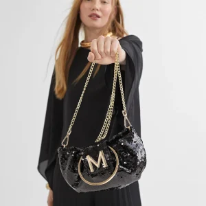 Lola Casademunt Bolsos<Bolsito de fiesta con lentejuelas FUCSIA