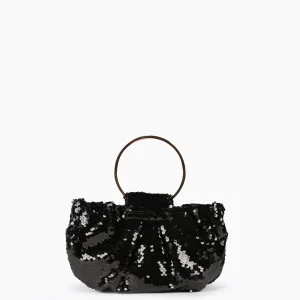Lola Casademunt Bolsos<Bolsito de fiesta con lentejuelas FUCSIA