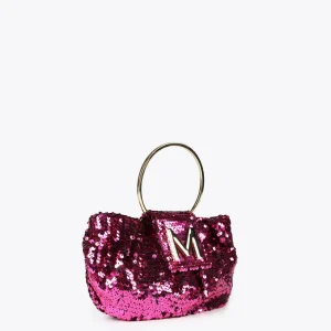 Lola Casademunt Bolsos<Bolsito de fiesta con lentejuelas FUCSIA