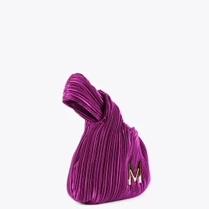 Lola Casademunt Bolsos<Bolsito de fiesta plisado. LILA