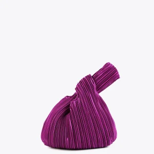 Lola Casademunt Bolsos<Bolsito de fiesta plisado. LILA