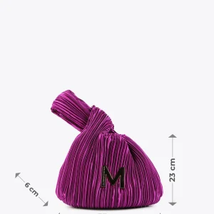 Lola Casademunt Bolsos<Bolsito de fiesta plisado. LILA