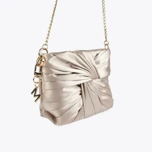 Lola Casademunt Bolsos<Bolsito de fiesta y lazo FUCSIA