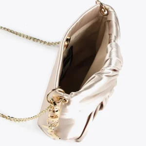 Lola Casademunt Bolsos<Bolsito de fiesta y lazo FUCSIA