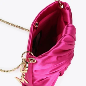 Lola Casademunt Bolsos<Bolsito de fiesta y lazo FUCSIA