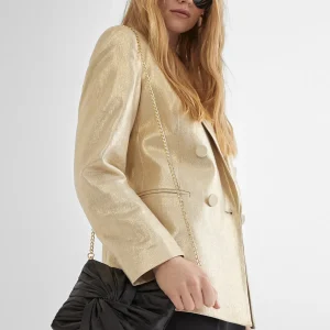 Lola Casademunt Bolsos<Bolsito de fiesta y lazo FUCSIA