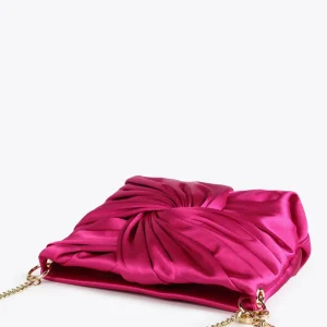 Lola Casademunt Bolsos<Bolsito de fiesta y lazo FUCSIA