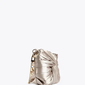 Lola Casademunt Bolsos<Bolsito de fiesta y lazo FUCSIA