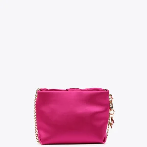 Lola Casademunt Bolsos<Bolsito de fiesta y lazo FUCSIA