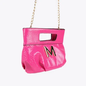 Lola Casademunt Bolsos<Bolsito de mano con frunces FUCSIA