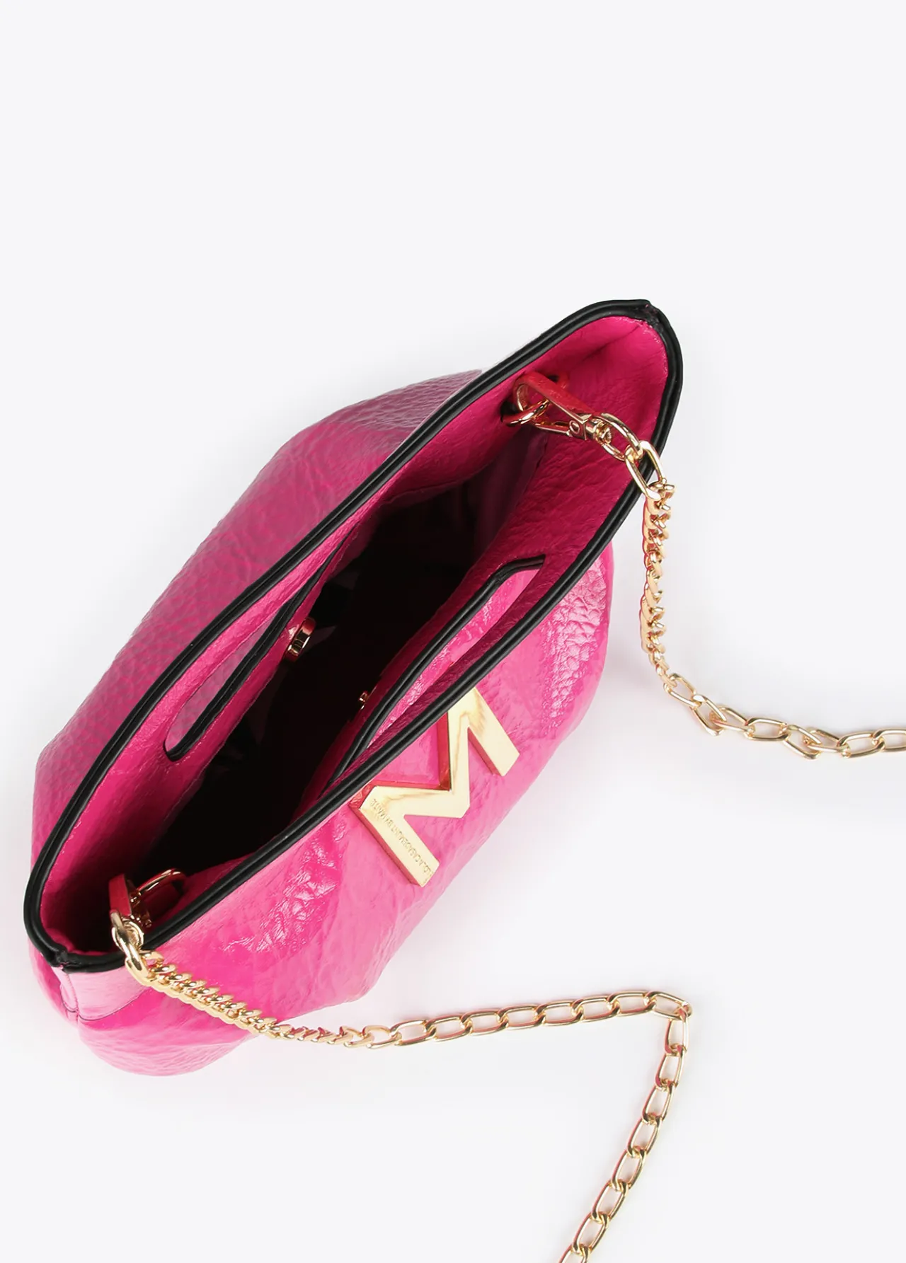 bolsito_de_mano_con_frunces_2.webp Lola Casademunt Bolsos<Bolsito de mano con frunces FUCSIA