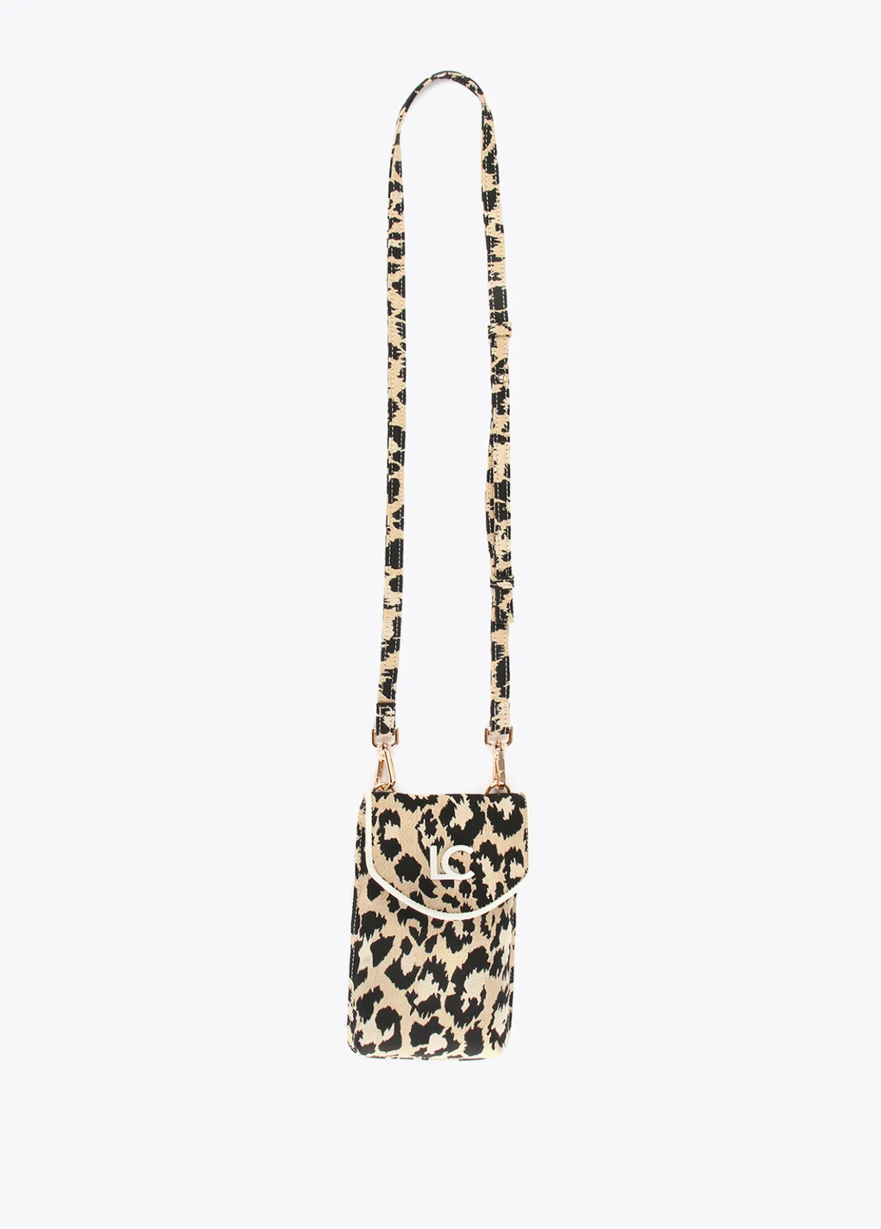 bolsito_portamovil_animal_print_0-1.webp Lola Casademunt Accesorios | Bolsos<Bolsito portamovil animal print CRUDO-MARRON
