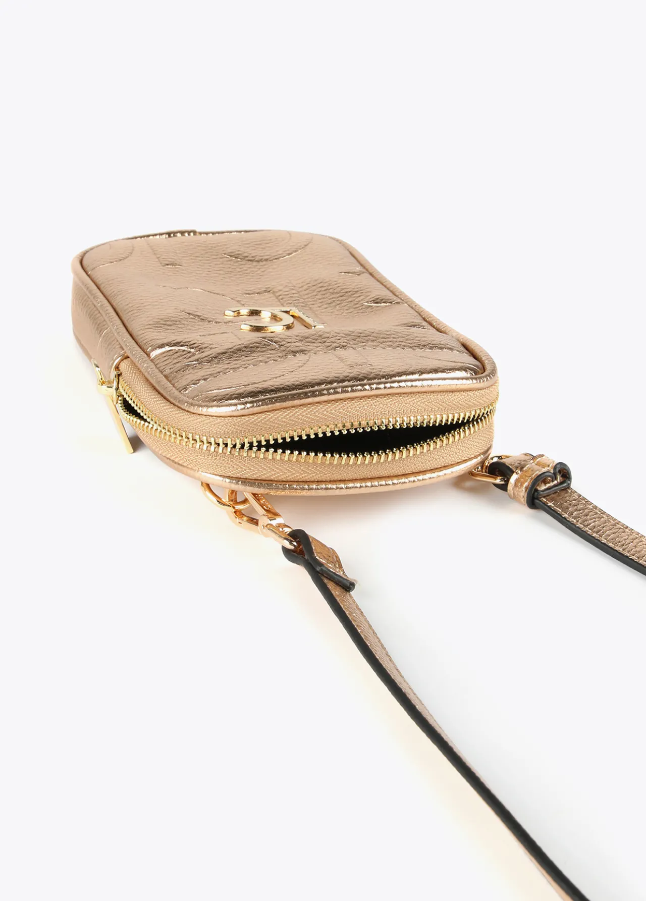 bolsito_portamovil_metalizado_2.webp Lola Casademunt Accesorios | Bolsos<Bolsito portamovil metalizado DORADO