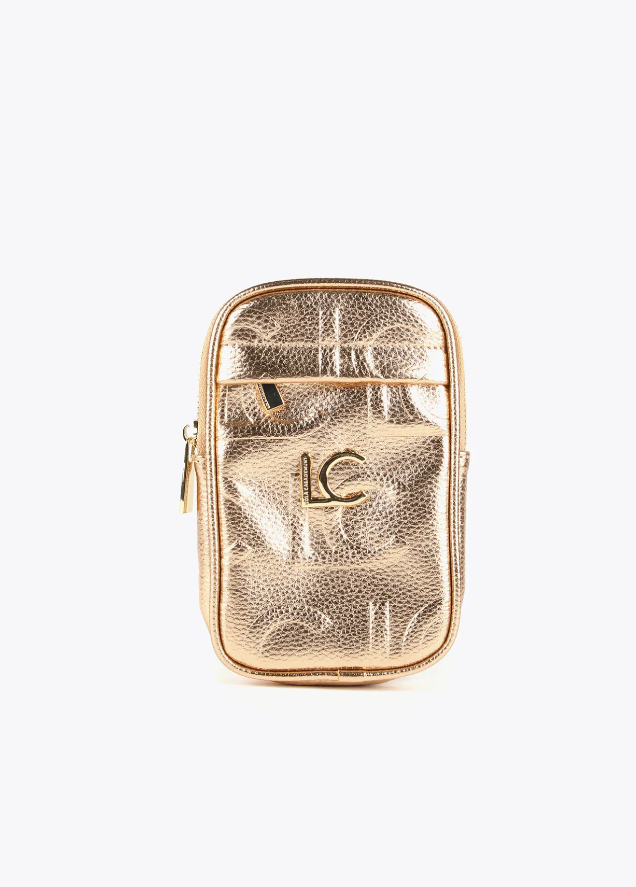 bolsito_portamovil_metalizado_4.webp Lola Casademunt Accesorios | Bolsos<Bolsito portamovil metalizado DORADO
