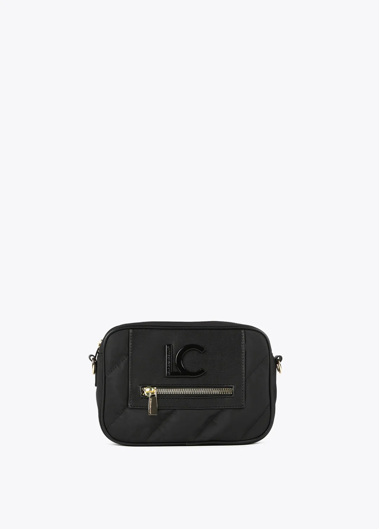 bolso_bandolera_acolchado_0.webp Lola Casademunt Bolsos<Bolso bandolera acolchado NEGRO