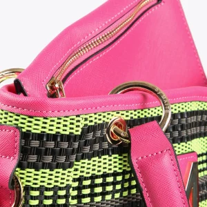 Lola Casademunt Bolsos<Bolso bandolera bicolor VERDE-NEGRO