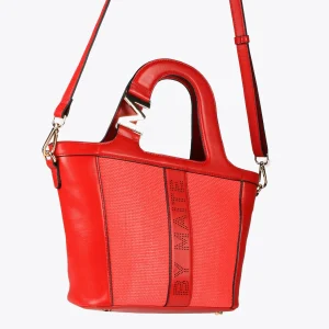 Lola Casademunt Bolsos<Bolso bandolera cesto ROJO