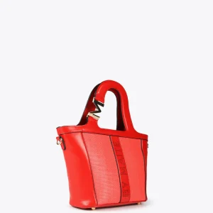 Lola Casademunt Bolsos<Bolso bandolera cesto ROJO