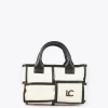 Lola Casademunt Bolsos<Bolso bandolera con detalles a contraste CRUDO-NEGRO