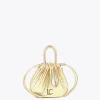 Lola Casademunt Bolsos<Bolso bandolera con logo DORADO
