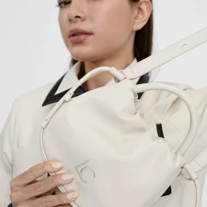 Lola Casademunt Bolsos<Bolso bandolera con logo DORADO