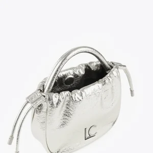 Lola Casademunt Bolsos<Bolso bandolera con logo DORADO