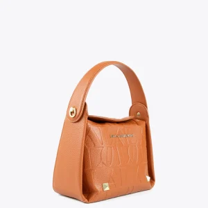 Lola Casademunt Bolsos<Bolso bandolera con logo grabado NEGRO