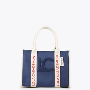 Lola Casademunt Bolsos<Bolso bandolera logotipado NEGRO-CRUDO