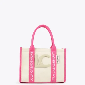 Lola Casademunt Bolsos<Bolso bandolera logotipado NEGRO-CRUDO