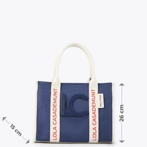 Lola Casademunt Bolsos<Bolso bandolera logotipado NEGRO-CRUDO