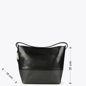 Lola Casademunt Bolsos<Bolso bandolera materiales combinados ROJO