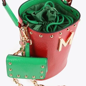 Lola Casademunt Bolsos De Mano Y Neceseres | Bolsos Pequeños<Bolso bombonera AZUL-ROSA