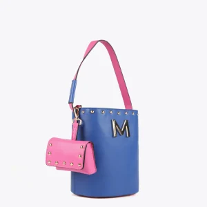 Lola Casademunt Bolsos Pequeños | Bolsos De Mano Y Neceseres<Bolso bombonera AZUL-ROSA