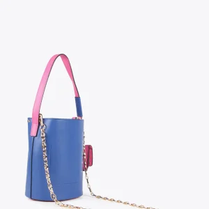 Lola Casademunt Bolsos Pequeños | Bolsos De Mano Y Neceseres<Bolso bombonera AZUL-ROSA