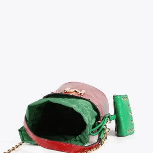 Lola Casademunt Bolsos De Mano Y Neceseres | Bolsos Pequeños<Bolso bombonera AZUL-ROSA