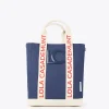 Lola Casademunt Bolsos<Bolso canvas NEGRO-CRUDO