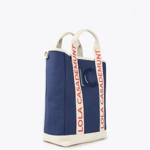 Lola Casademunt Bolsos<Bolso canvas NEGRO-CRUDO