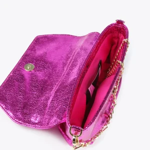 Lola Casademunt Bolsos<Bolso de fiesta metalizado FUCSIA