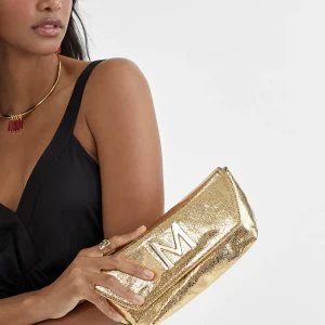 Lola Casademunt Bolsos<Bolso de fiesta metalizado FUCSIA