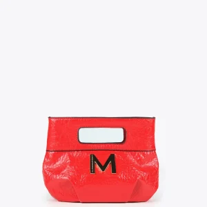 Lola Casademunt Bolsos<Bolso de mano con frunces FUCSIA