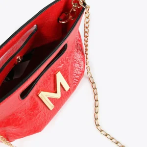 Lola Casademunt Bolsos<Bolso de mano con frunces FUCSIA