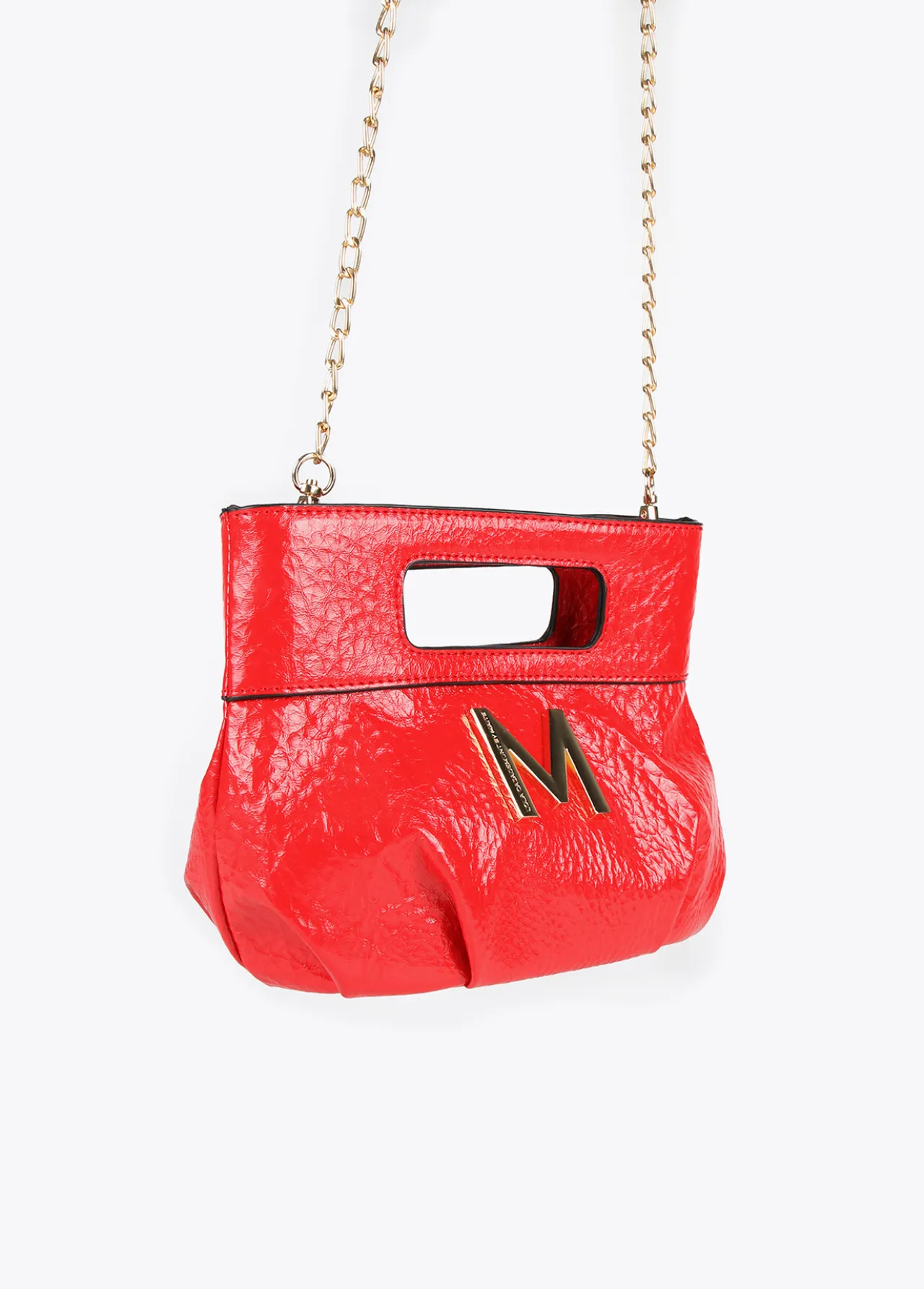 bolso_de_mano_con_frunces_3.webp Lola Casademunt Bolsos<Bolso de mano con frunces FUCSIA