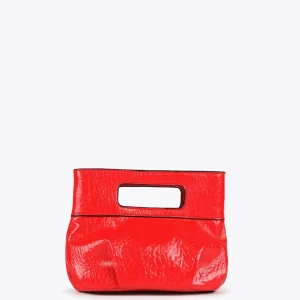 Lola Casademunt Bolsos<Bolso de mano con frunces FUCSIA