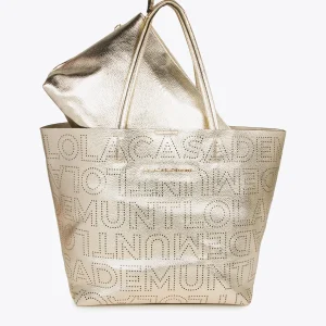 Lola Casademunt Bolsos Shopper | Bolsos Grandes<Bolso shopper edición limitada - Lola Casademunt DORADO